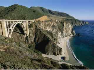美国自驾游加州一号公路海岸唯美风景桌面壁纸