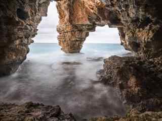 西班牙摄影海岩洞