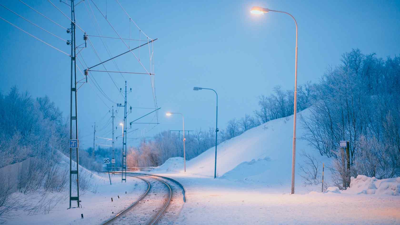 银装素裹的瑞典乡村雪景图（8张）