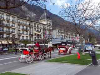 瑞士城市街头风景