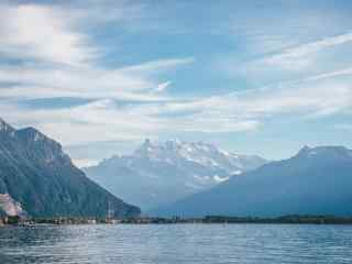 瑞士唯美的湖光山
