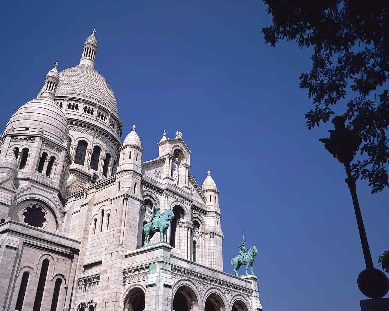 巴黎唯美城市风光城堡建筑图片壁纸下载
