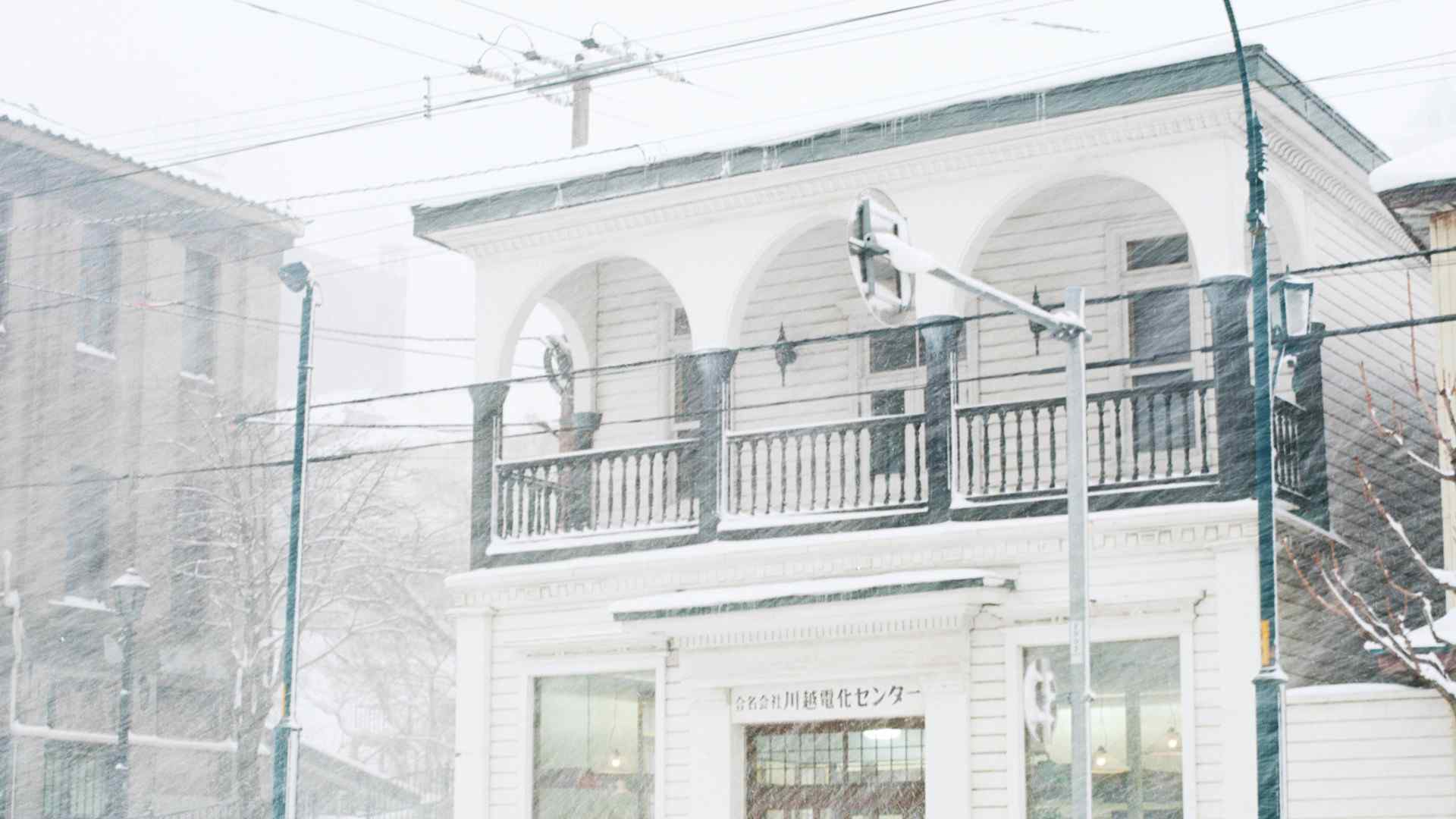 日本最美雪国摄影高清风景壁纸桌面下载