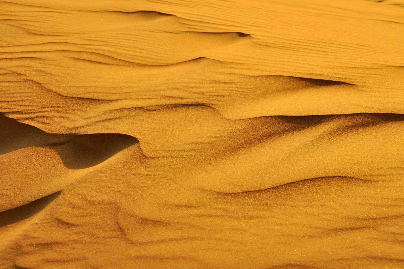 浩瀚的沙漠风景壁纸