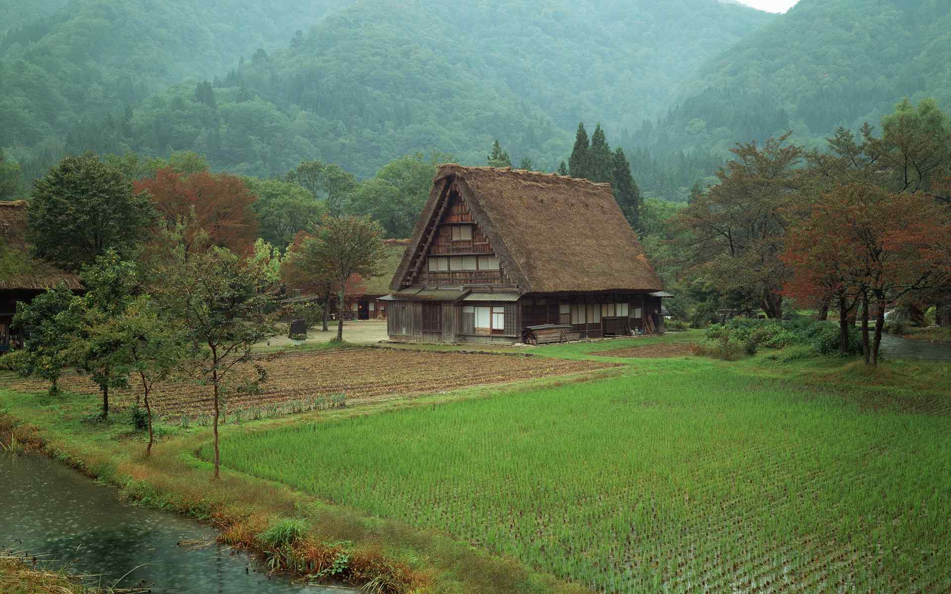 日本清新唯美田园风光图片高清风景壁纸
