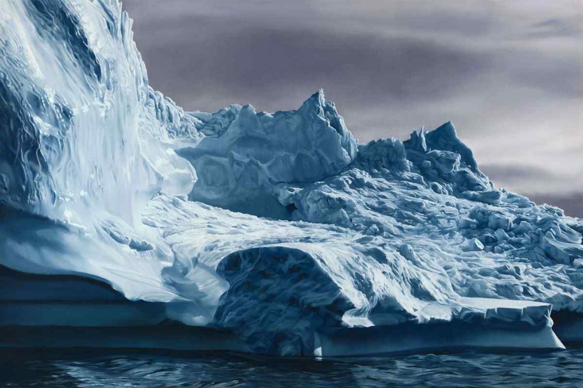 浩大的北极冰山图片桌面壁纸