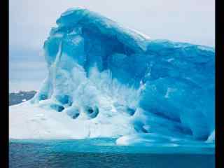 北极冰山风景图片桌面壁纸