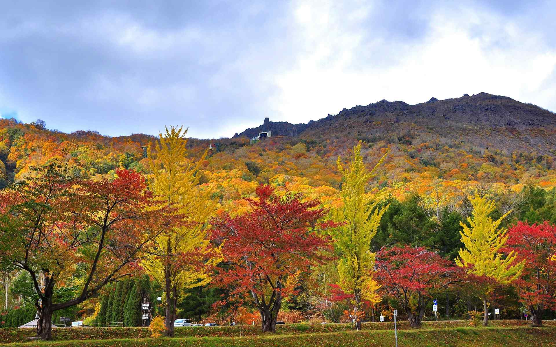 日本有珠山唯美的自然风景图片桌面壁纸（6张）
