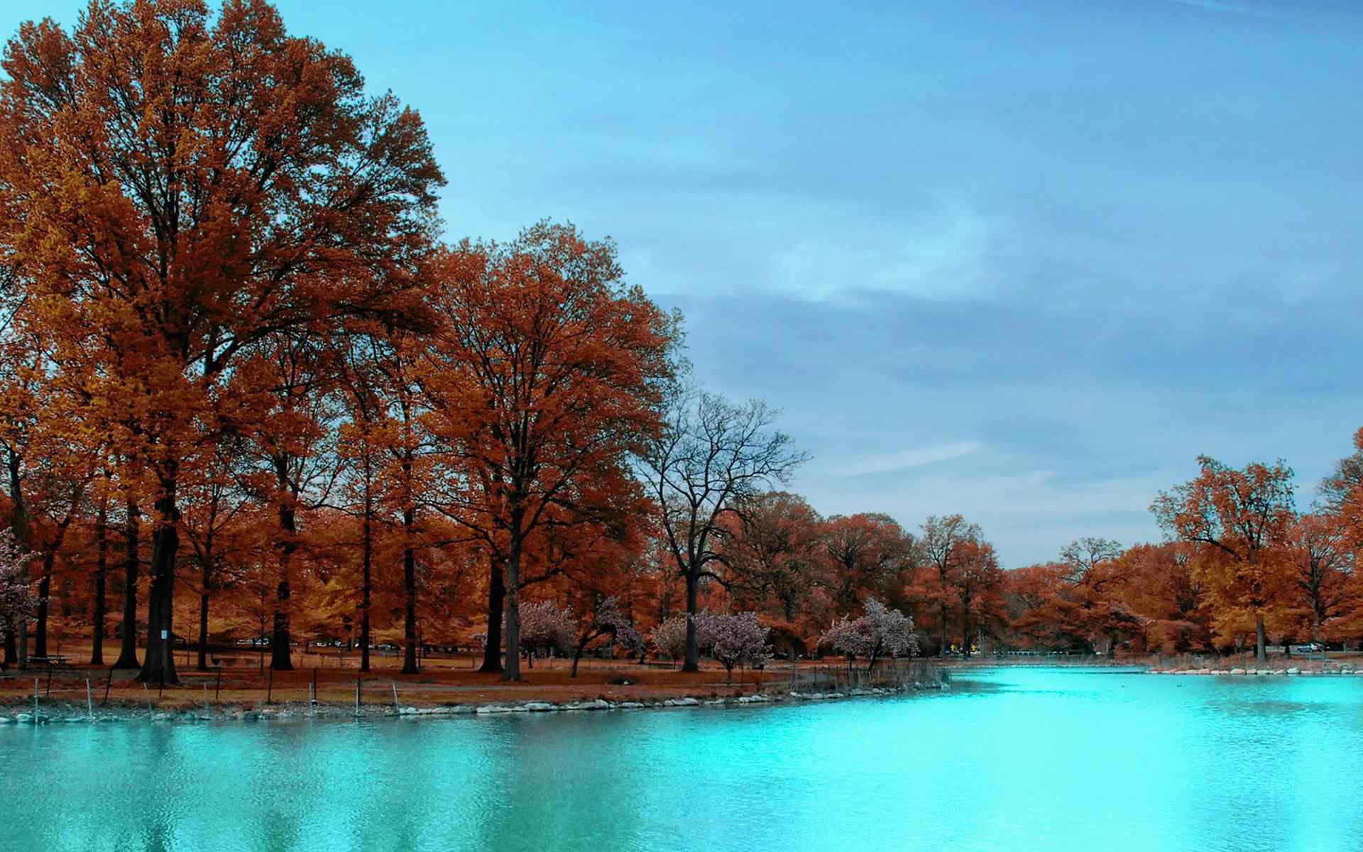唯美的秋天自然风景图片高清电脑桌面壁纸（6张）