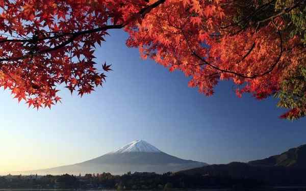 日本风景唯美富士山风景图片桌面壁纸