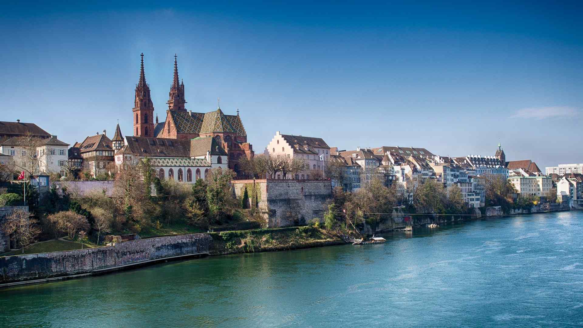 莱茵河风景图片桌面壁纸