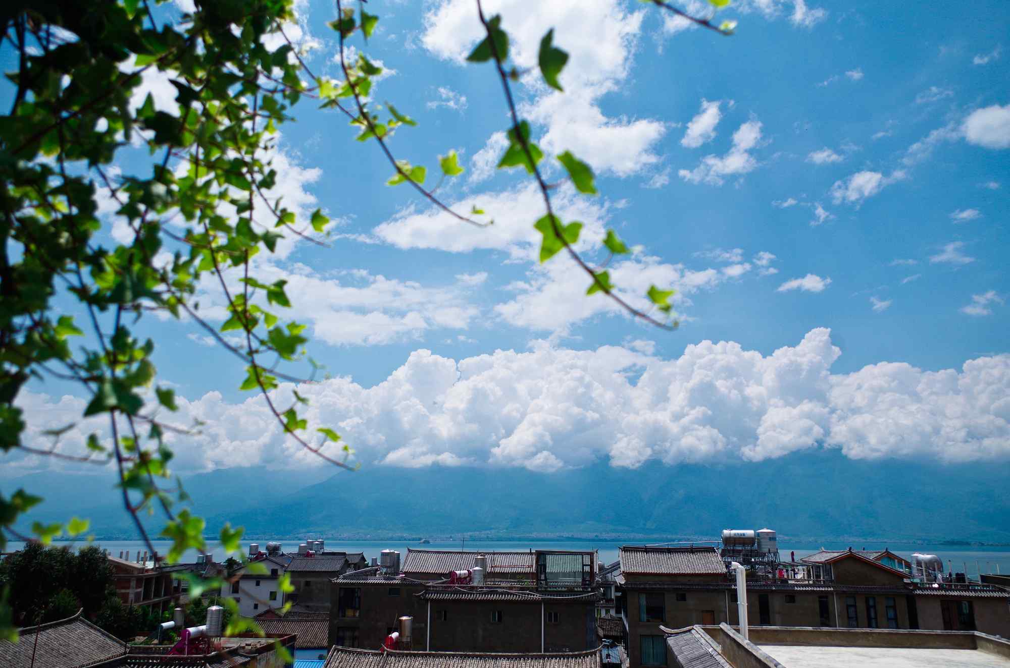 洱海清新春季风景图片桌面壁纸