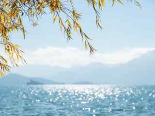 唯美泸沽湖风景图片桌面壁纸