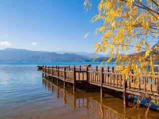 泸沽湖绝美景色风景图片桌面壁纸
