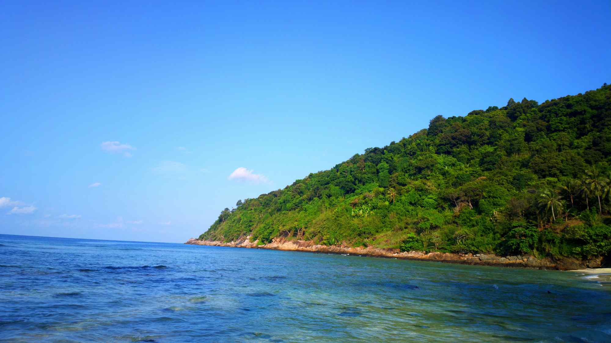 普吉岛海边一角美丽风景图片高清桌面壁纸