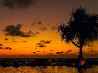普吉岛唯美夕阳图片高清桌面壁纸
