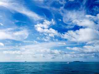 普吉岛青青蓝天悠悠白云唯美海洋图片高清桌面壁纸
