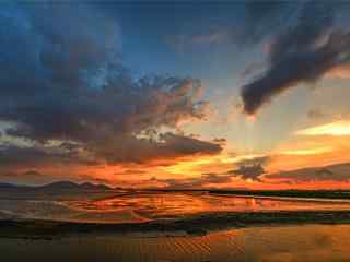 唯美的海陵岛夕阳