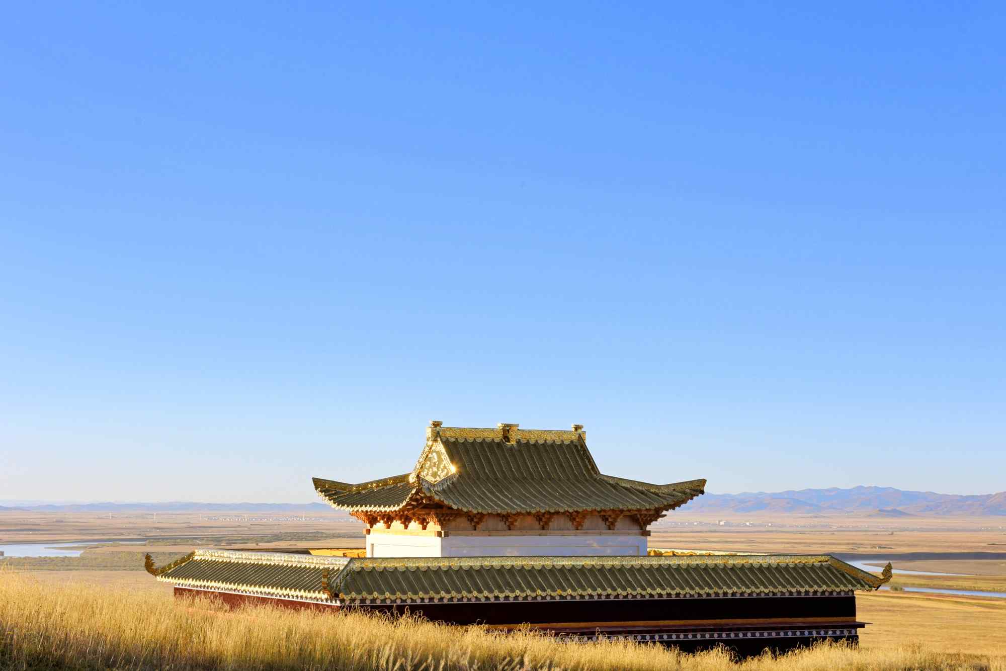 甘南藏区唯美风景经典建筑图片高清桌面壁纸