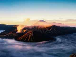 唯美的印尼布火山