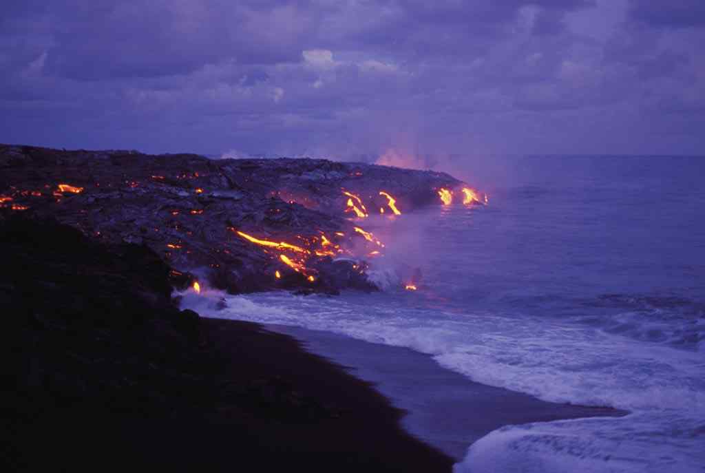 夏威夷火山风景图片