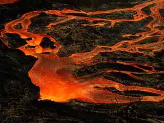 留尼汪岛火山风景图片