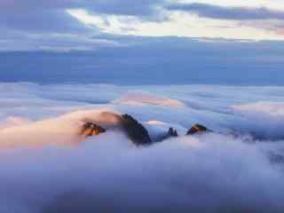 唯美的黄山云海风景图片