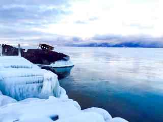 贝加尔湖唯美雪景图片桌面壁纸