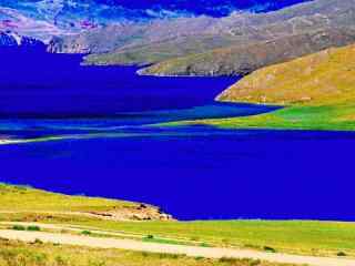 贝加尔湖畔优美风景图片护眼壁纸