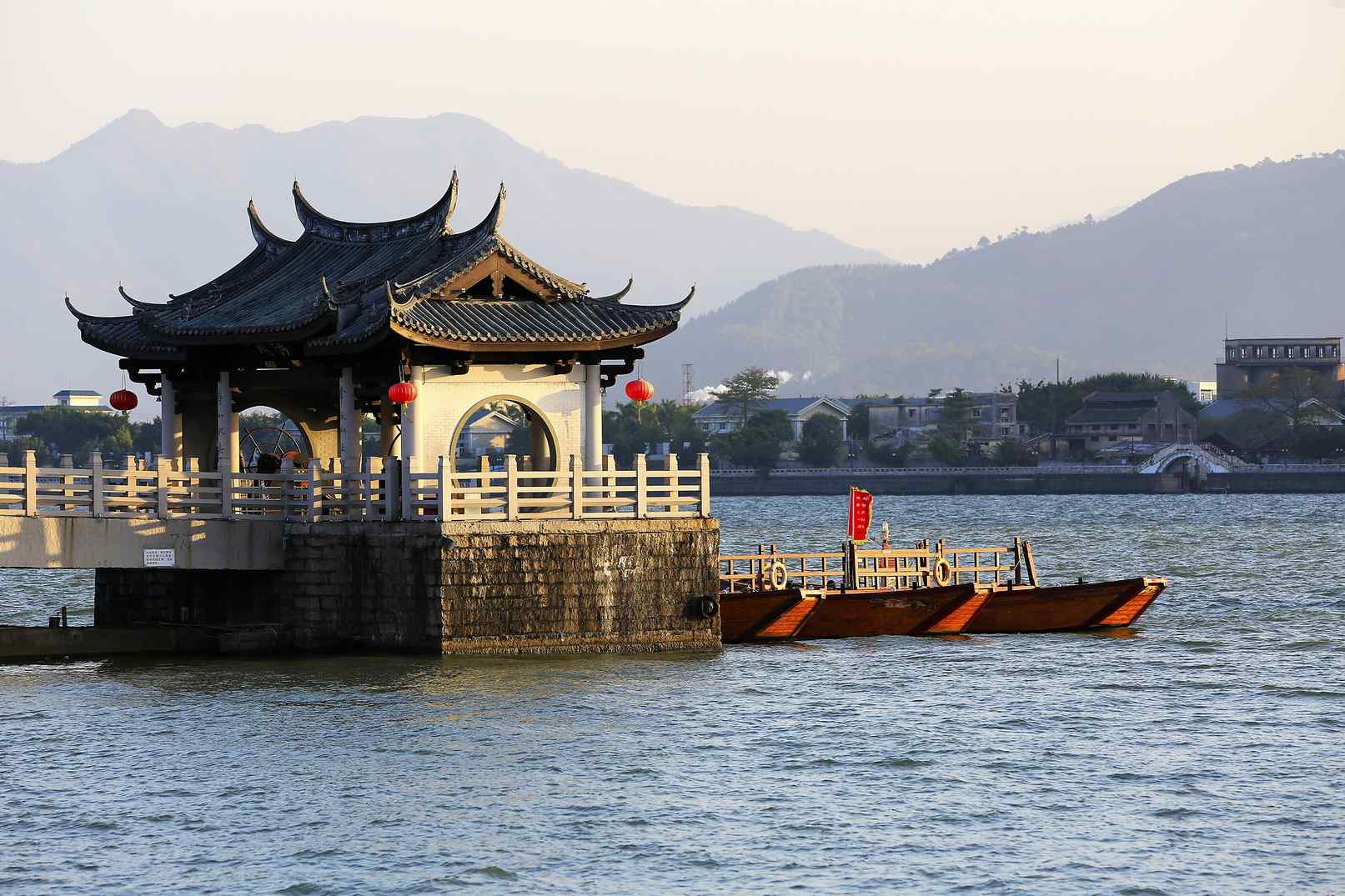 潮州广济桥唯美风景图片