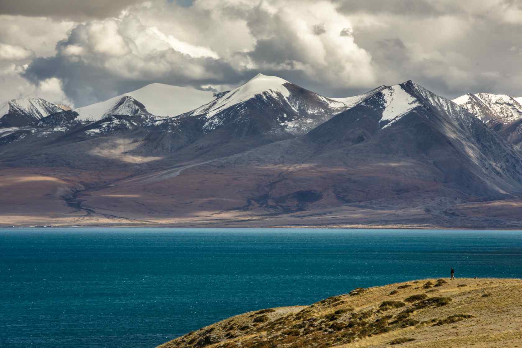 西藏圣湖玛旁雍错唯美风景图片