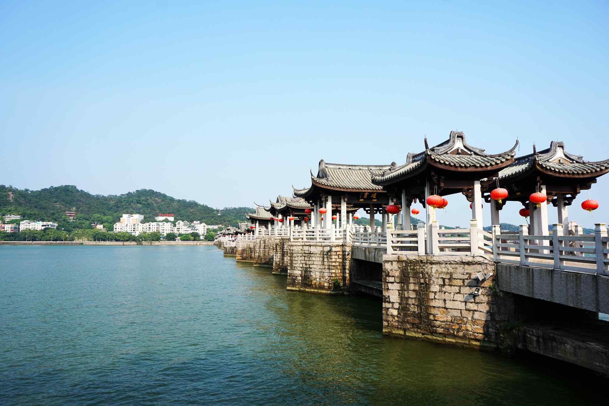 潮州广济桥风景图片
