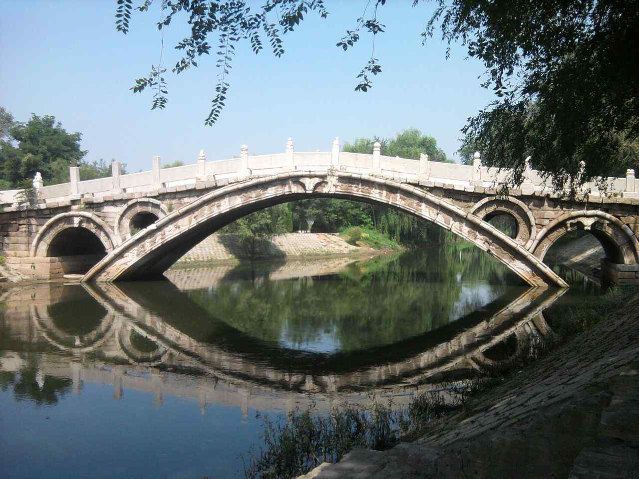 赵州桥风景图片桌面壁纸