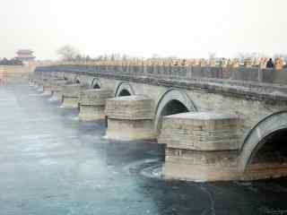 卢沟桥唯美风景图片壁纸