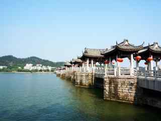 潮州广济桥风景图