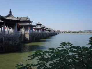 潮州广济桥风景图