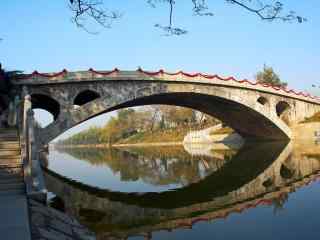 赵州桥风景图片壁