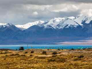 西藏圣湖玛旁雍错唯美雪山风景图片