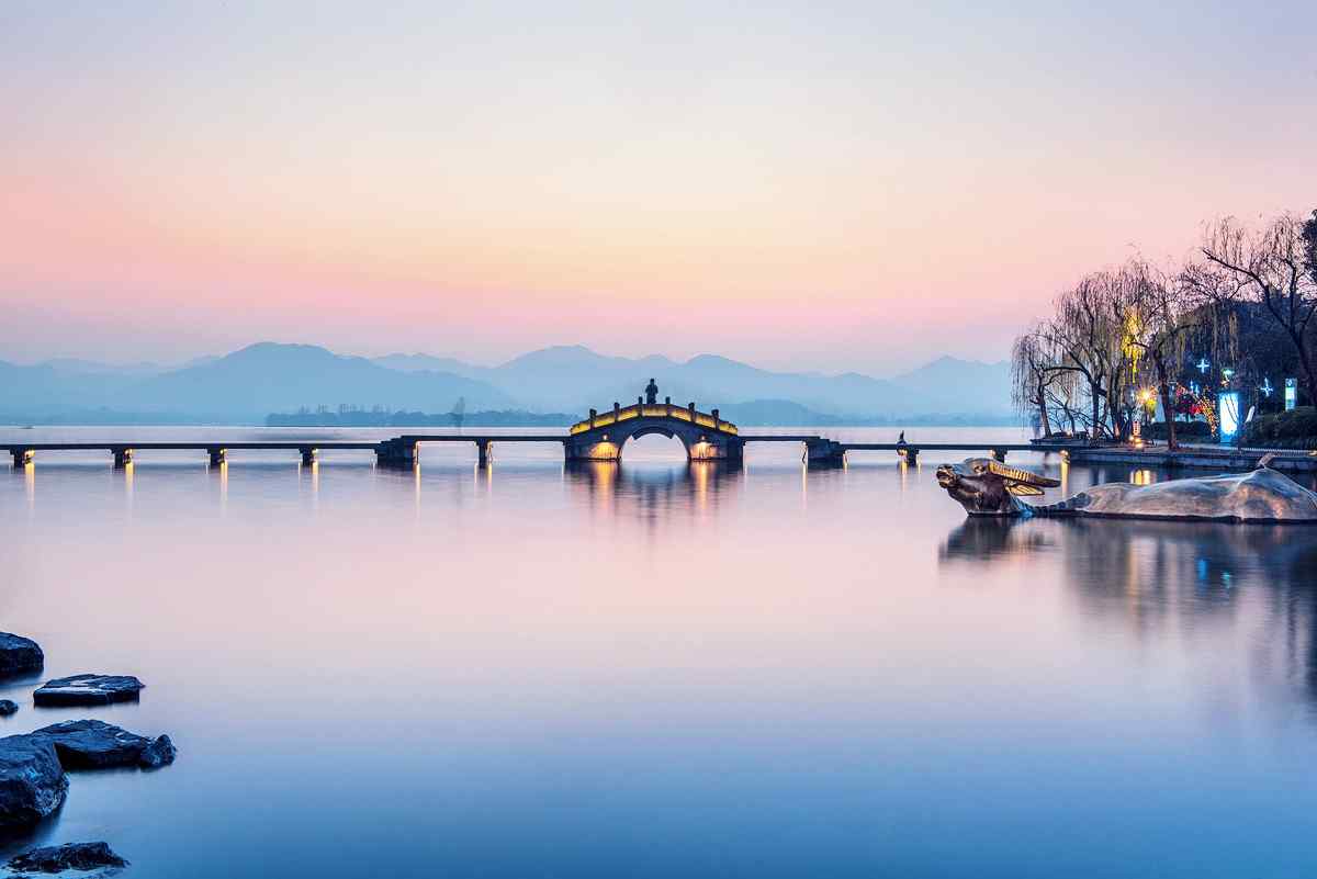 杭州西湖唯美风景图片桌面壁纸