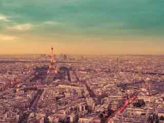 法国巴黎城市街头唯美都市风景图片