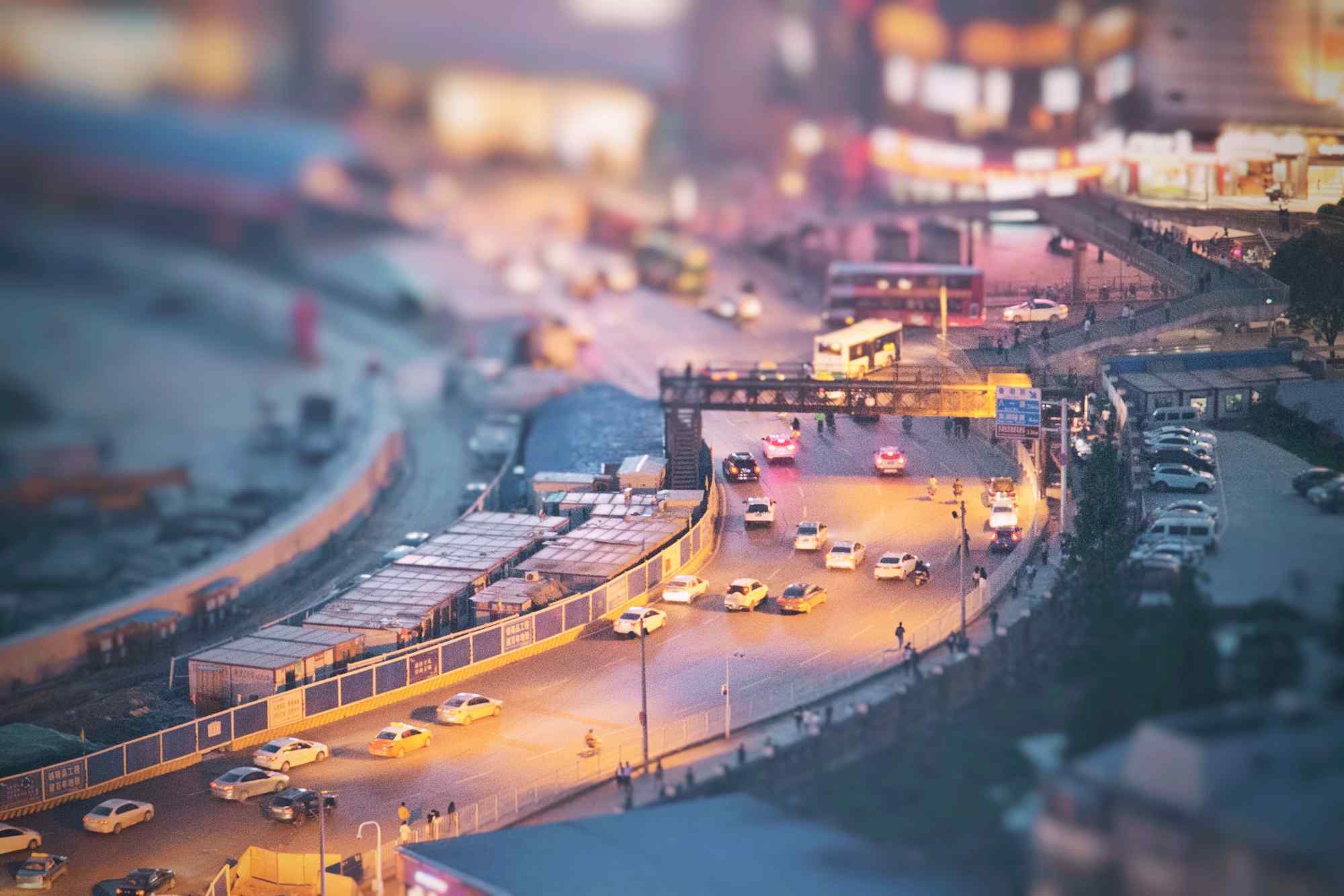 城市夜景-武汉城市风景