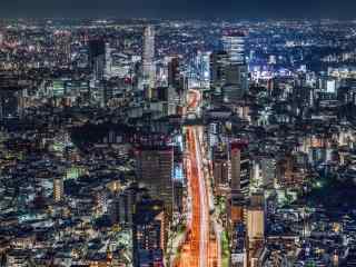 城市夜景-东京风