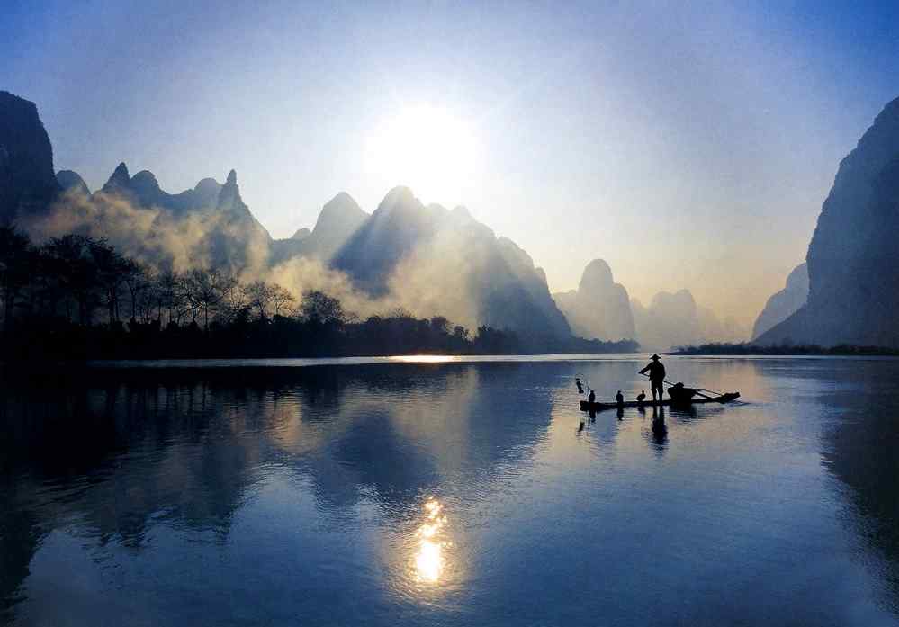 唯美的桂林漓江风景壁纸