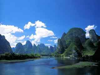 清新的漓江山水风景图片