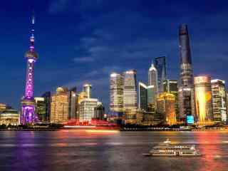 唯美上海外滩夜景