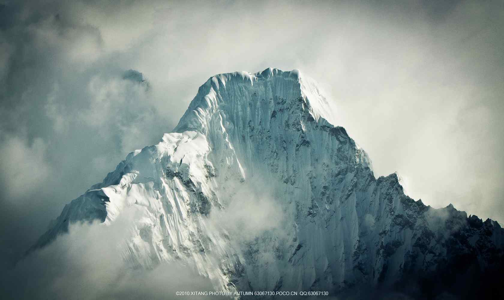 好看的喜马拉雅雪山风景桌面壁纸