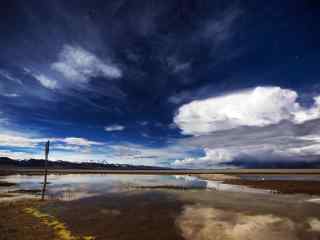 西藏圣湖纳木错风