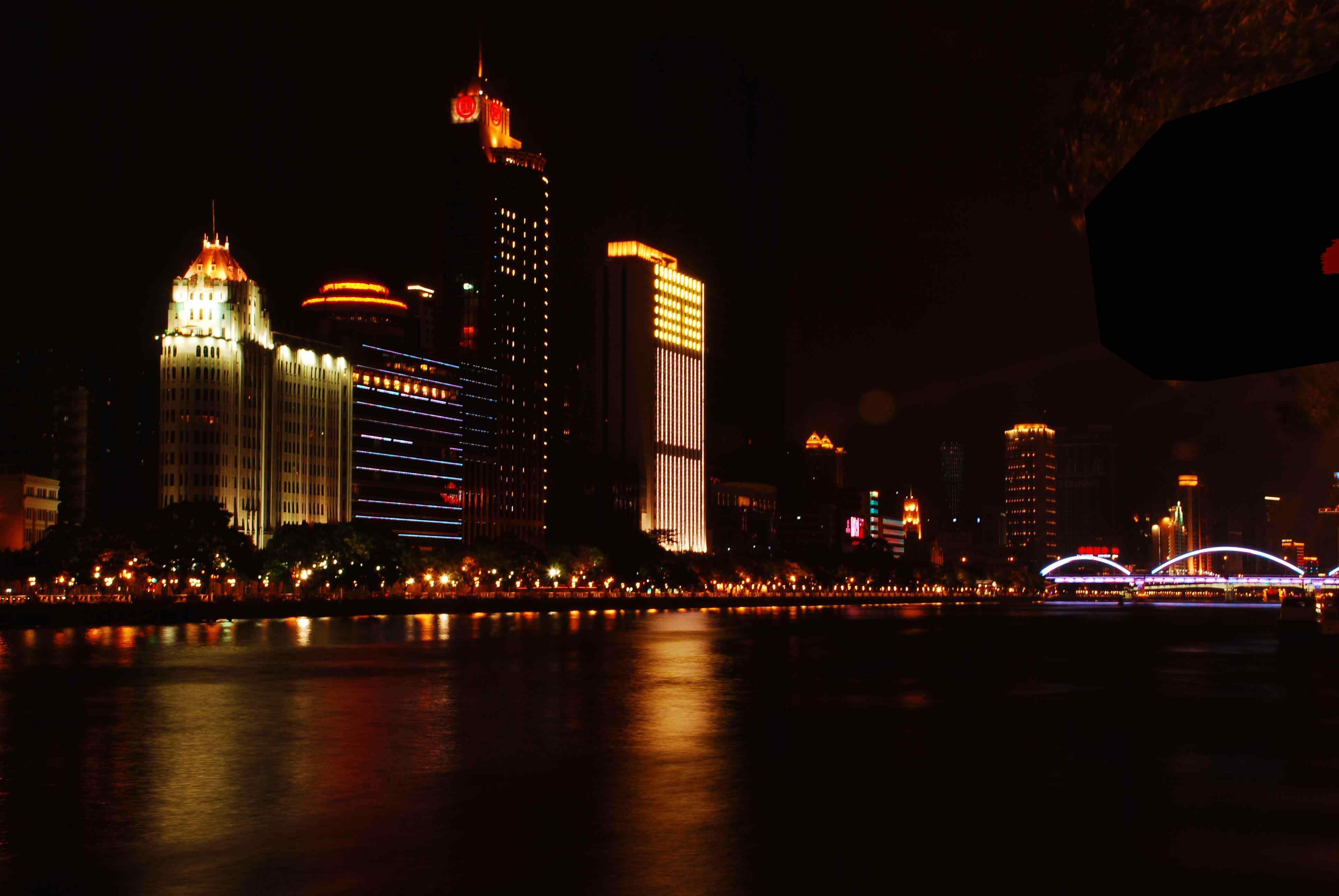 超唯美的珠江夜景图片壁纸