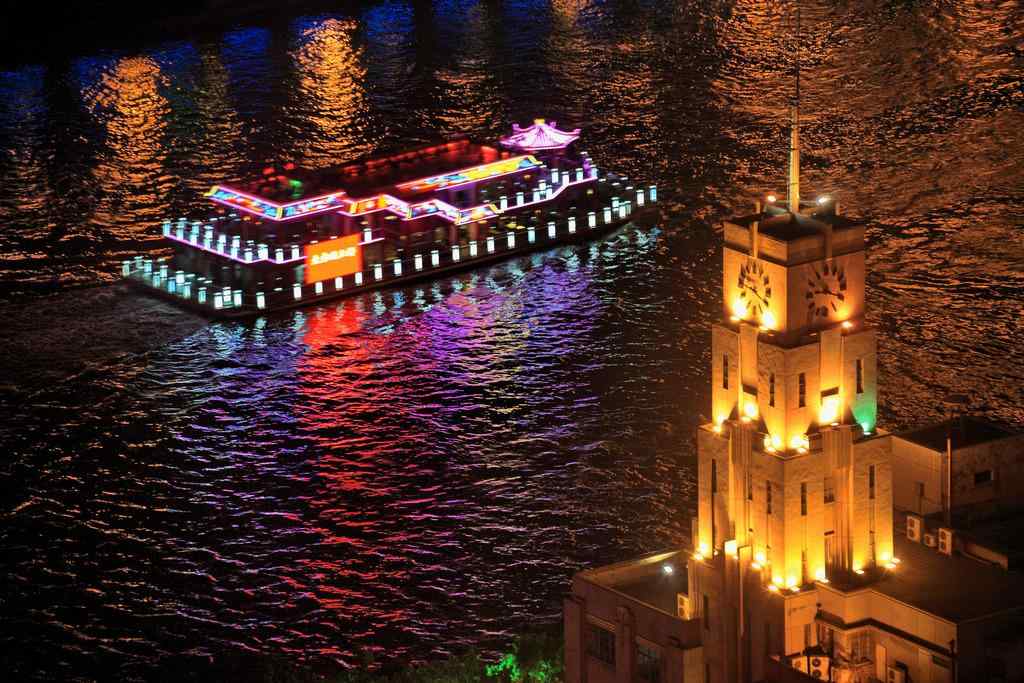 好看的中国珠江夜景图片