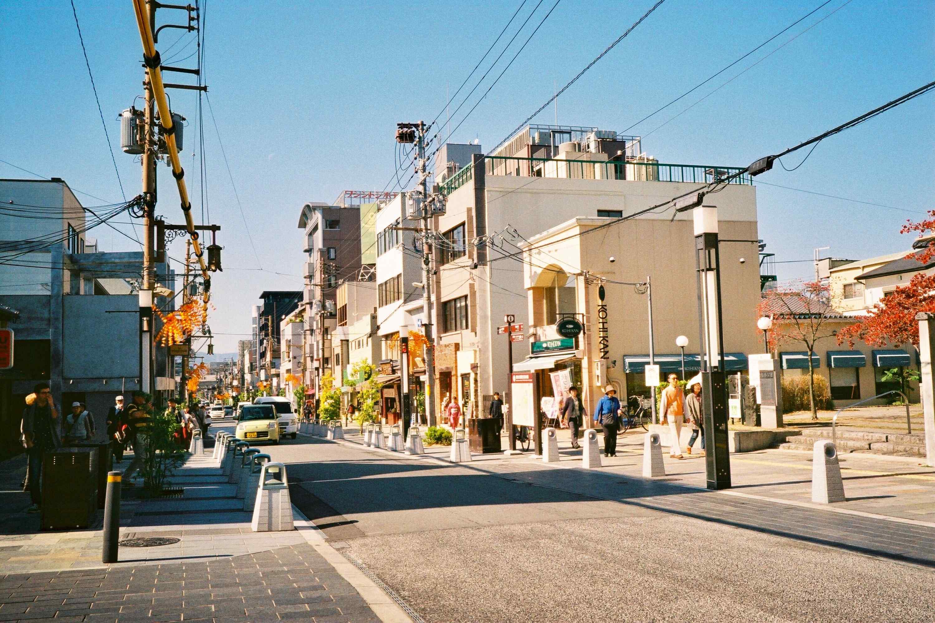 奈良超美日系小清新街道小区桌面壁纸